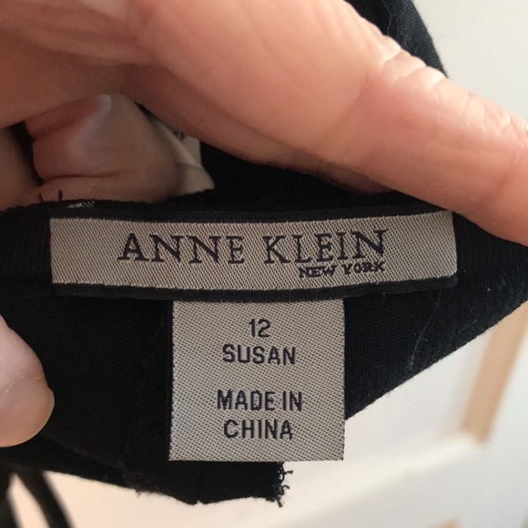 Wool Blend Navy Dress Pants - Picture 3 of 12